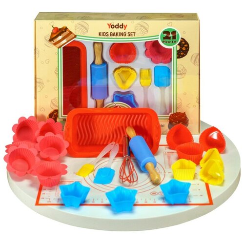 Подарочный набор на день рождения ребенка для выпечки и запекания ролевая игрушка повар кулинар Yoddy