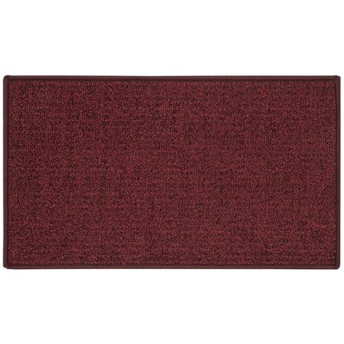 Коврик Детройт 40x70 см полипропилен/резина цвет бургундия