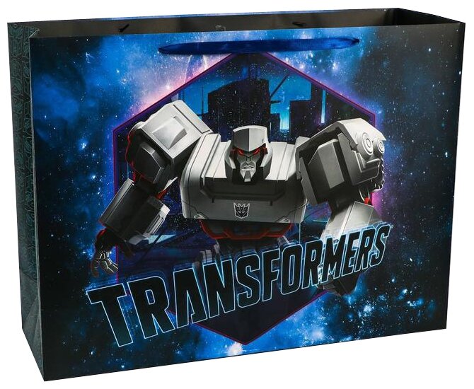 Пакет подарочный Hasbro Transformers 61х46х20 см, синий