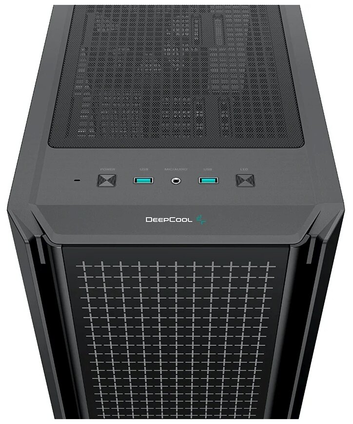 Корпус eATX Deepcool черный, без БП, боковое окно закаленное стекло, 2*USB 3.0, audio - фото №10