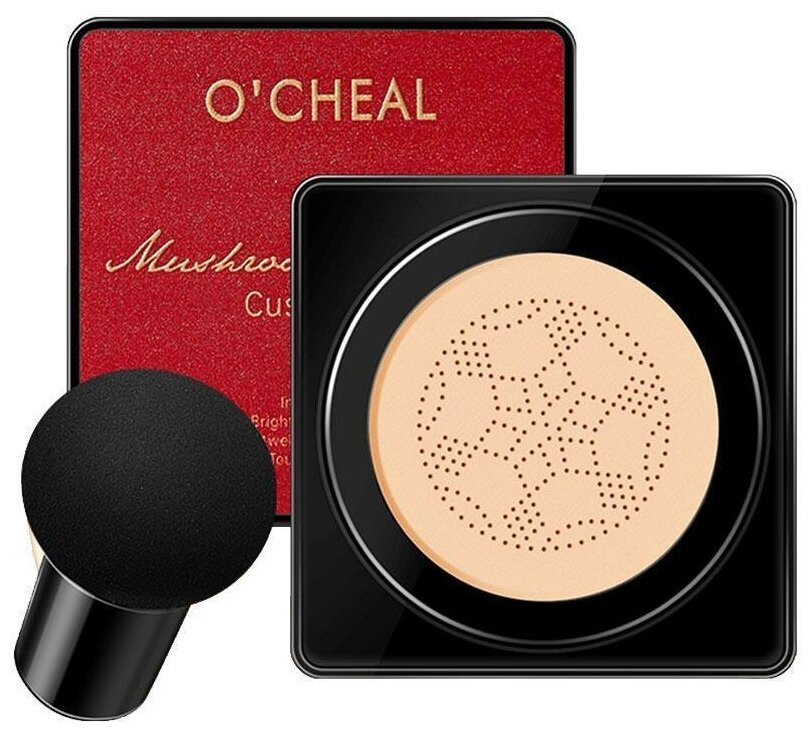 O'cheal BB крем Mushroon Spring Air Cushion Frost, оттенок: 02 Натуральный
