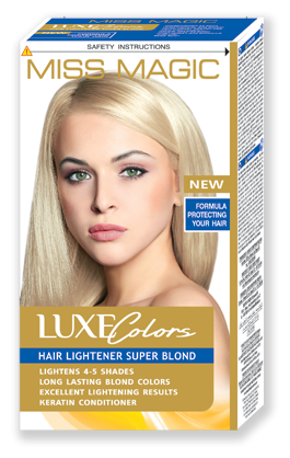 Miss Magic Luxe Colors Hair Lightener Super Blond, осветлитель, 115 мл