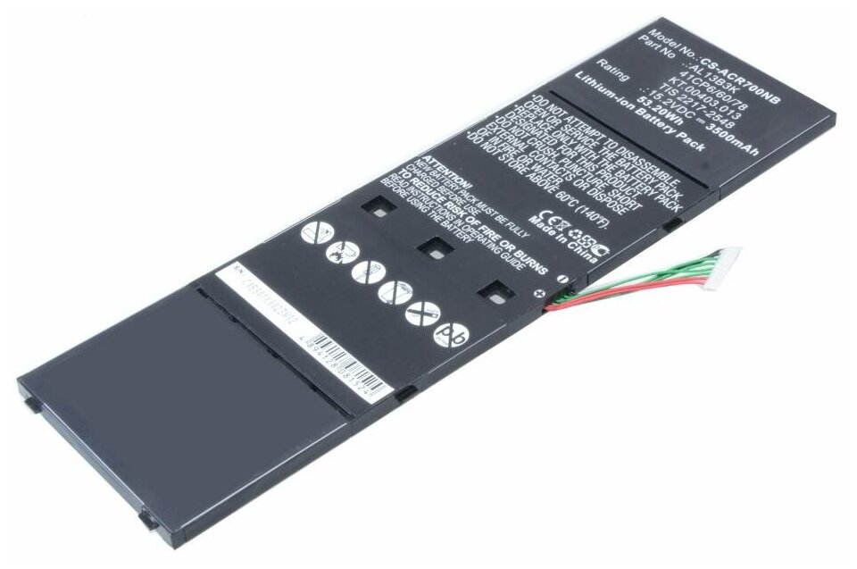 Аккумулятор для ноутбука Acer Aspire V5-553 ES1-511 E5-573 AL13B8K (15.2V 3510MAH)