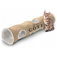 Туннель для кошек шуршащий EBI "Cote Divoire", бежевый, 120х25х25см (Нидерланды)