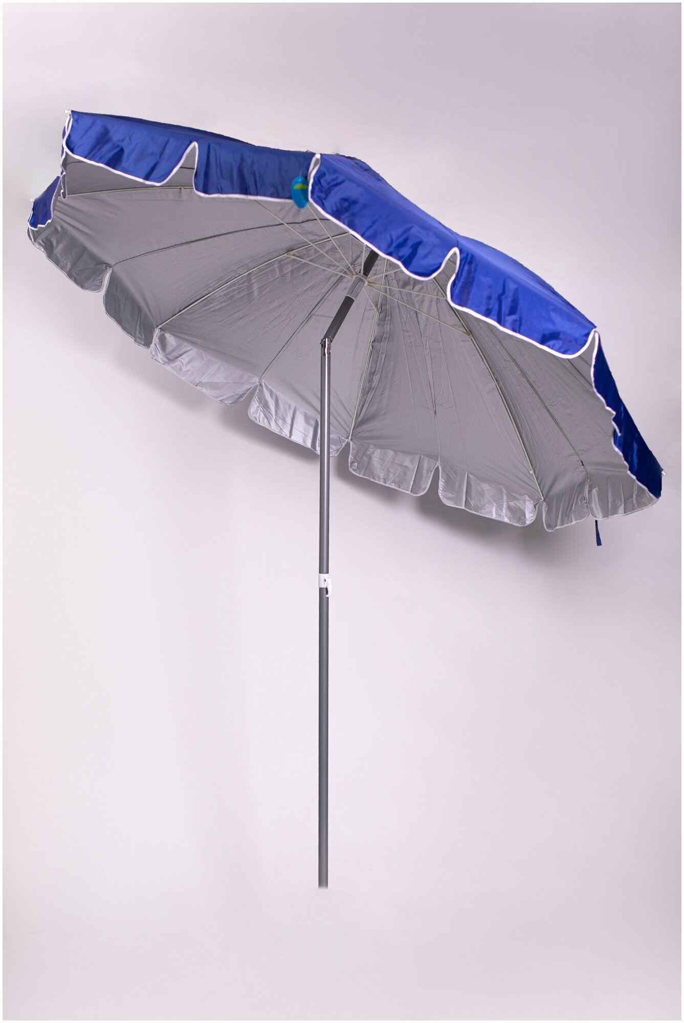 Зонт пляжный, солнцезащитный 2.35 м 8 спиц, . ткань-плащевка, с клапаном, с наклоном. - фотография № 3