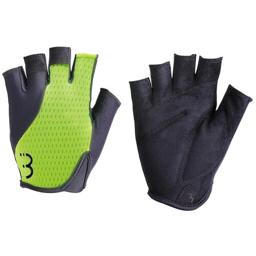 фото Перчатки bbb racer, размер xxl, зеленый, черный