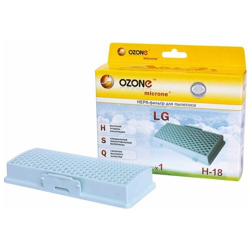 OZONE microne H-18 HEPA-фильтр для пылесоса LG ozone microne h 56 hepa фильтр для пылесоса thomas smarttouch