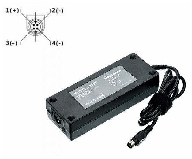 Блок питания для монитора и телевизора LCD FY2405000 24V 5A 120W 4 pin