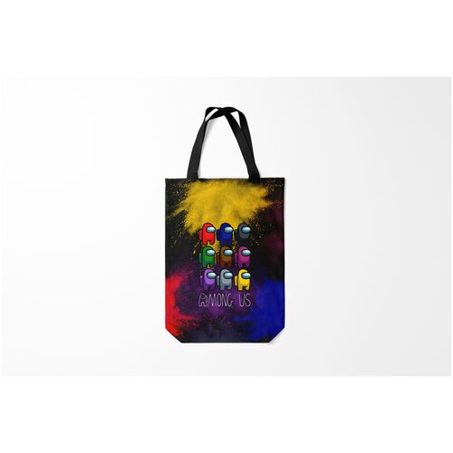 фото Сумка-шоппер / 31х42 см / геймерам / разные игры among us. burnettie