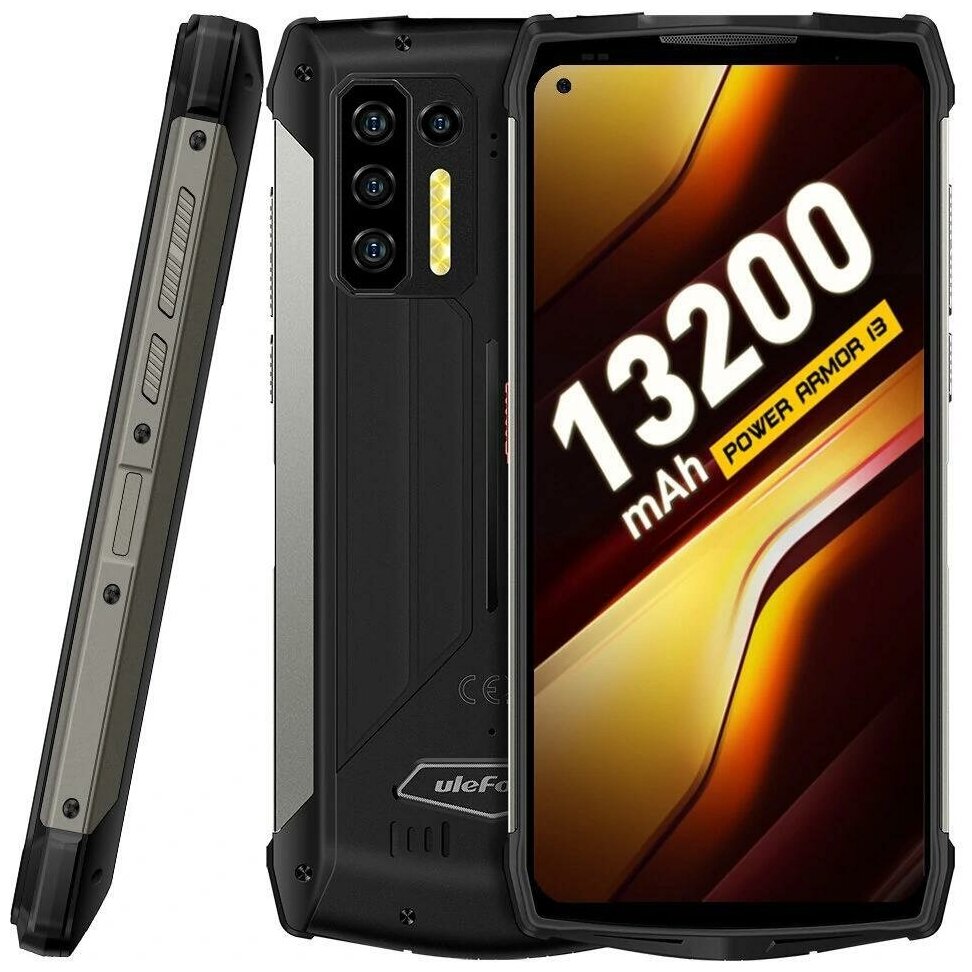 Смартфон Ulefone Power Armor 13, 8/256GB Global, Dual SIM, Black