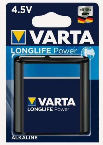 Изображение товара Элемент питания Varta Longlife Power 3LR12 4,5V