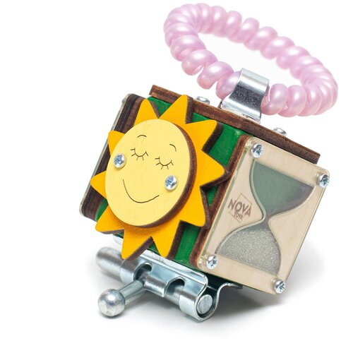 фото Бизикубик мини nova toys/ детские игрушки / развивающие игрушки / деревянные игрушки / для малышей / дорожный бизиборд