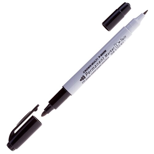 Маркер перманентный двусторонний Multi Marker Twin черный грифель 2/1 мм