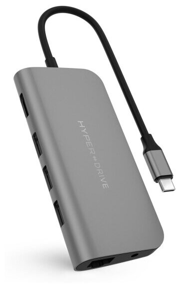 USB Хаб HyperDrive POWER 9-in-1 Hab для USB-C IPadMacBook ProMacBook Air и других устройств
