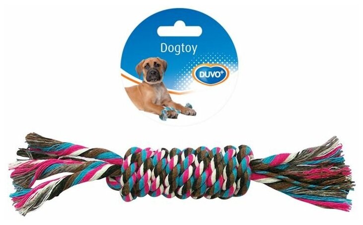 Игрушка для собак DUVO+ веревочная с усиленным центром, 23см (Бельгия) - фотография № 2