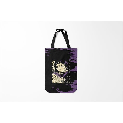 фото Сумка-шоппер / 31х42 см / аниме / клинок рассекающий демонов demon slayer kimetsu no yaiba burnettie