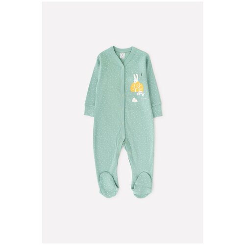 фото Комбинезон crockid, горошки на пыльной мяте, размер 74