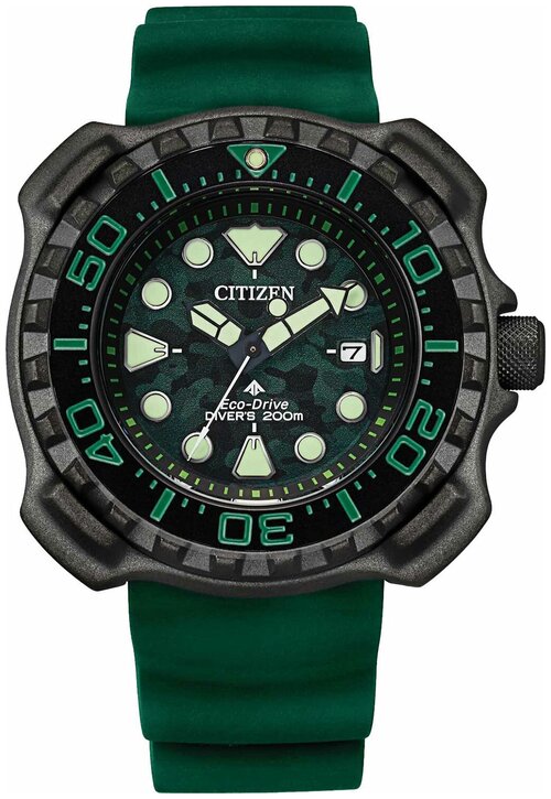 Наручные часы CITIZEN Promaster, зеленый, черный