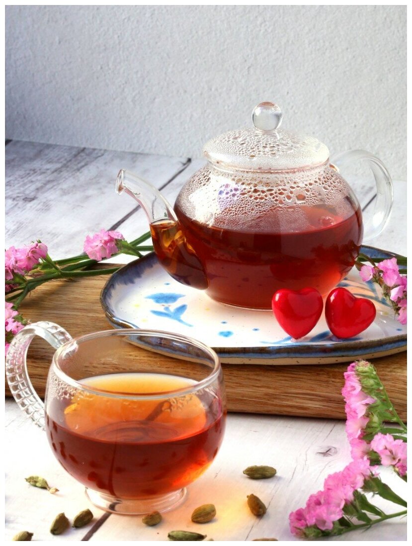 Чай "Птицы Цейлона" - Для влюбленных, чёрный с добавлением зелёного, 75 гр.