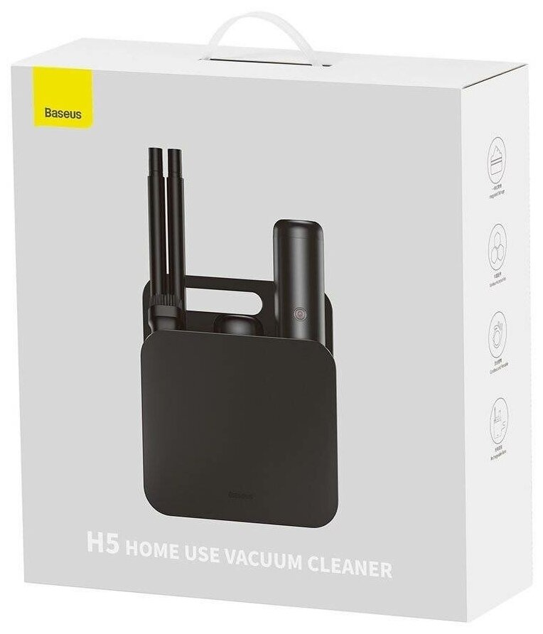 Пылесос Baseus H5 Home Use Vacuum Cleaner Dark Space Black (VCSS000101) - фотография № 10