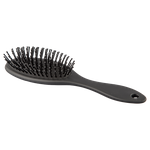 Щетка для волос LADY PINK BASIC deep black массажная средняя овальная - изображение