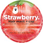 Bear Fruits Маска для волос + многоразовая шапочка Strawberry - изображение
