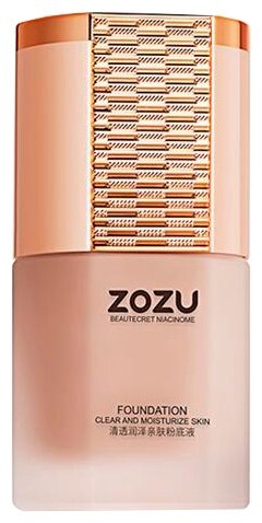 ZOZU Тональный крем Moisturize Skin Liquid Foundation, 30 мл, оттенок: 02 ivory