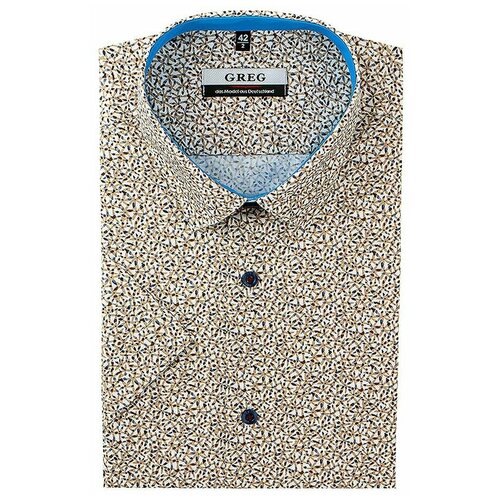 фото Рубашка greg, размер 174-184/40, бежевый