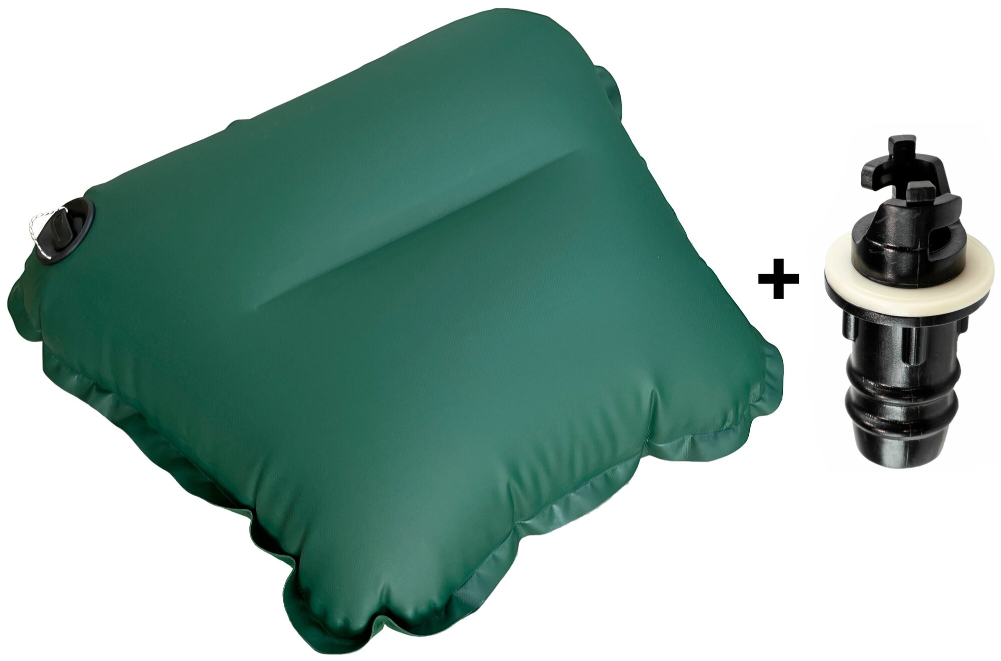Надувное зеленое сиденье нос лодки пвх + переходник