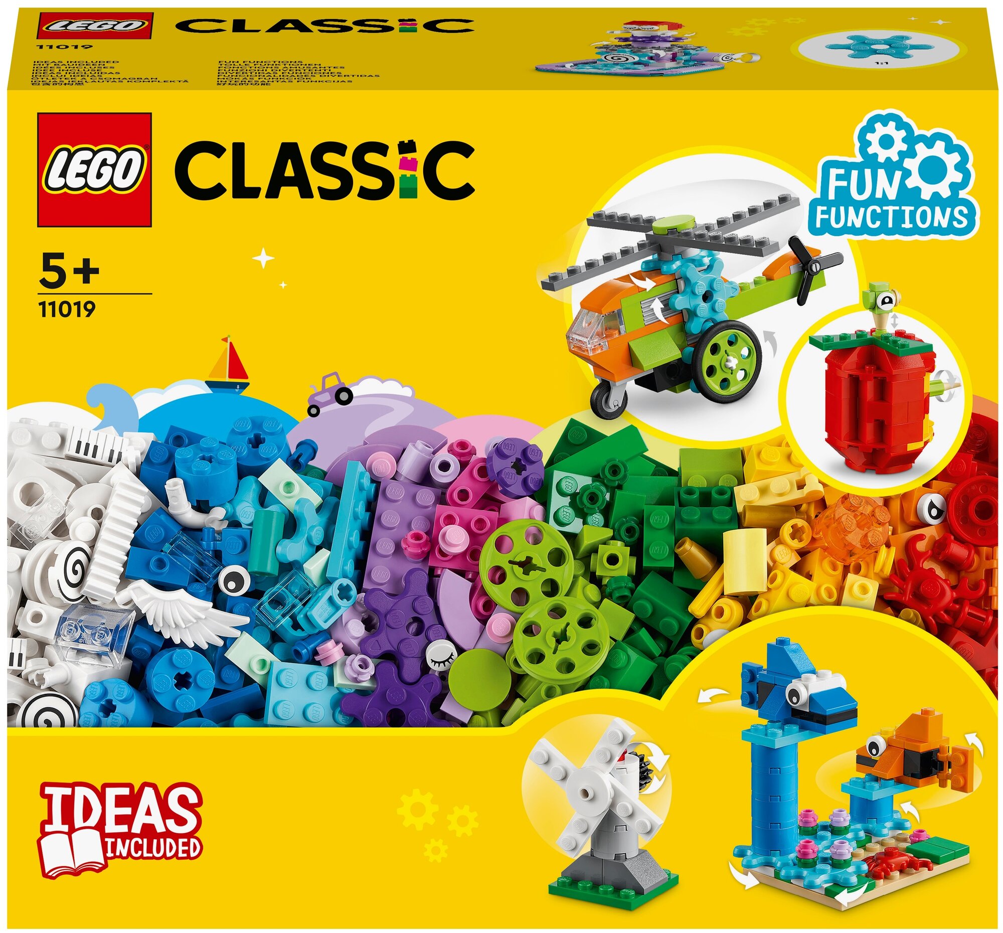 Конструктор LEGO Classic 11019 Кубики и функции