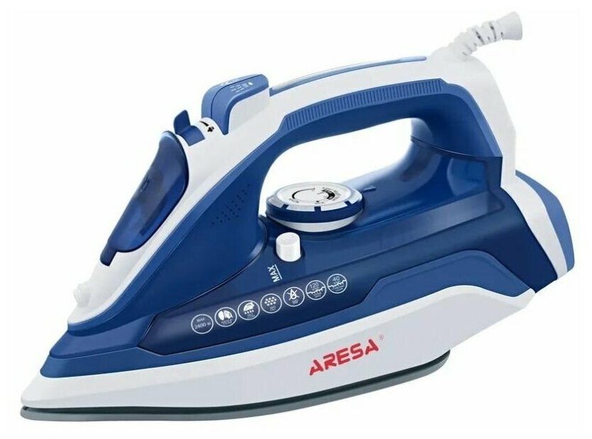 Утюг Aresa AR-3125 (синий/белый)