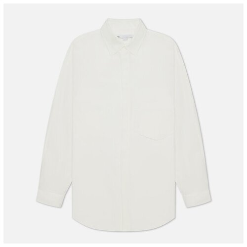 фото Мужская рубашка y-3 chapter 1 relaxed fit белый , размер xl