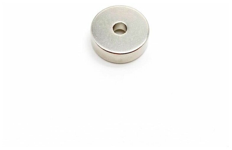Неодимовые магнитные диски 15х5 мм с зенковкой 7/3,5 мм набор 5 шт - фотография № 4