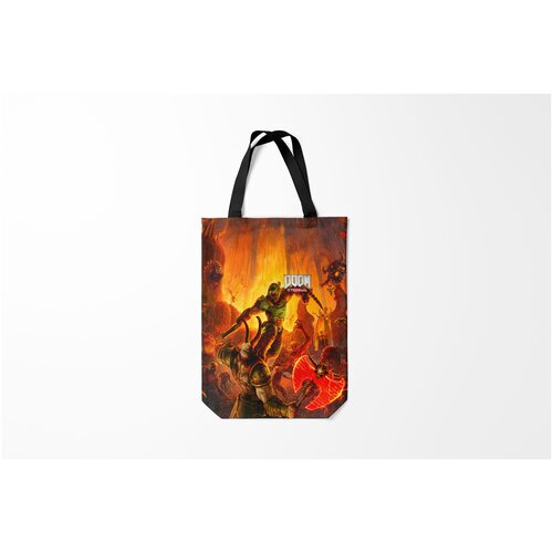 фото Сумка-шоппер / 31х42 см / геймерам / doom burnettie