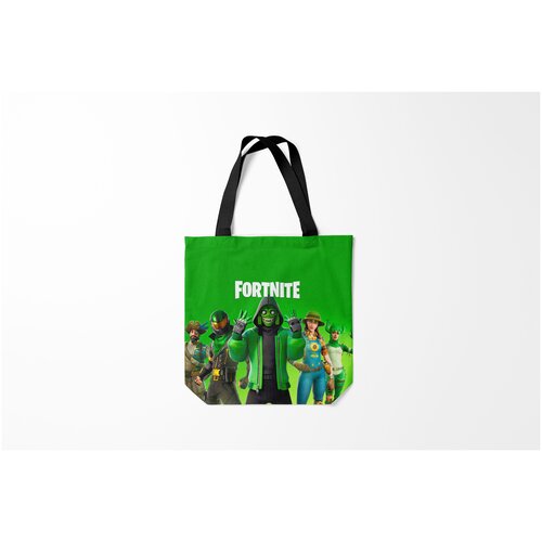 фото Сумка-шоппер / 40х40 см / геймерам / fortnite фортнайт burnettie
