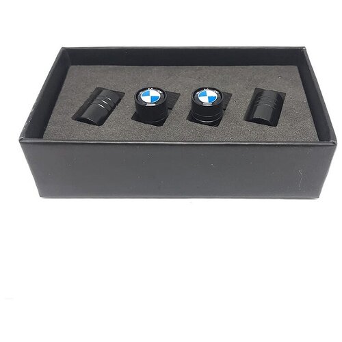 Колпачки на ниппель БМВ (4 шт.) Колпачки на шинный вентиль в подарочной упаковке.