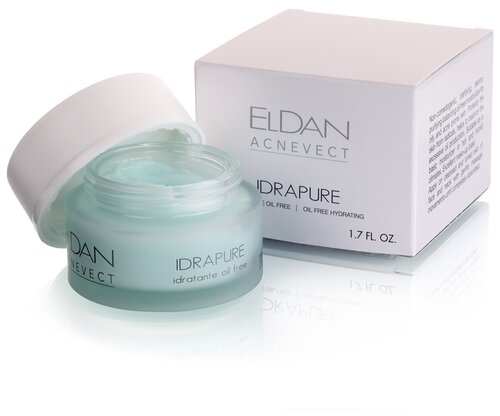 Eldan Cosmetics Очищающий крем Idrapure Oil Free Moisturizer, 50 мл