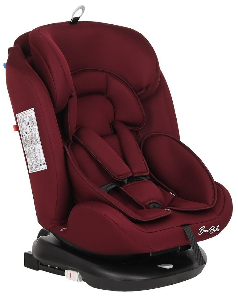 Автокресло группы 0+( 0-36кг) Bambola Minori Isofix Темно-Красный