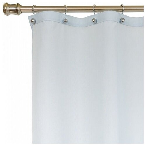 Шторка для ванной 300х200 R. Pla Helsinki Gris серо-голубой