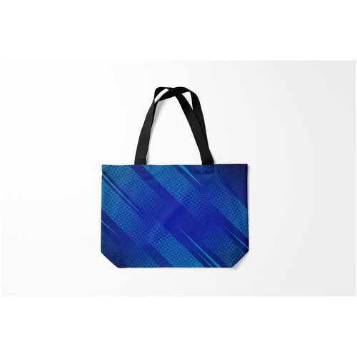 фото Сумка-шоппер / 46х35 см / тренды / абстракция линейная burnettie