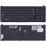 Клавиатура для ноутбука HP Probook 4520S 4525s черная c рамкой - изображение
