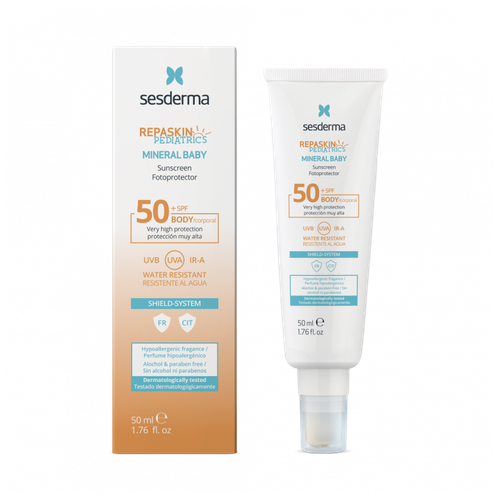 SesDerma Крем солнцезащитный для детей SPF50 REPASKIN PEDIATRICS Mineral