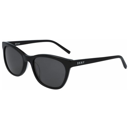 Солнцезащитные очки DKNY, черный, серый очки солнцезащитные женские donna dn518 001 ут 00010070