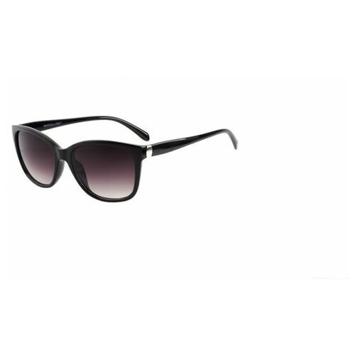 фото Солнцезащитные очки tropical, бабочка, оправа: пластик, градиентные, с защитой от уф, для женщин, черный