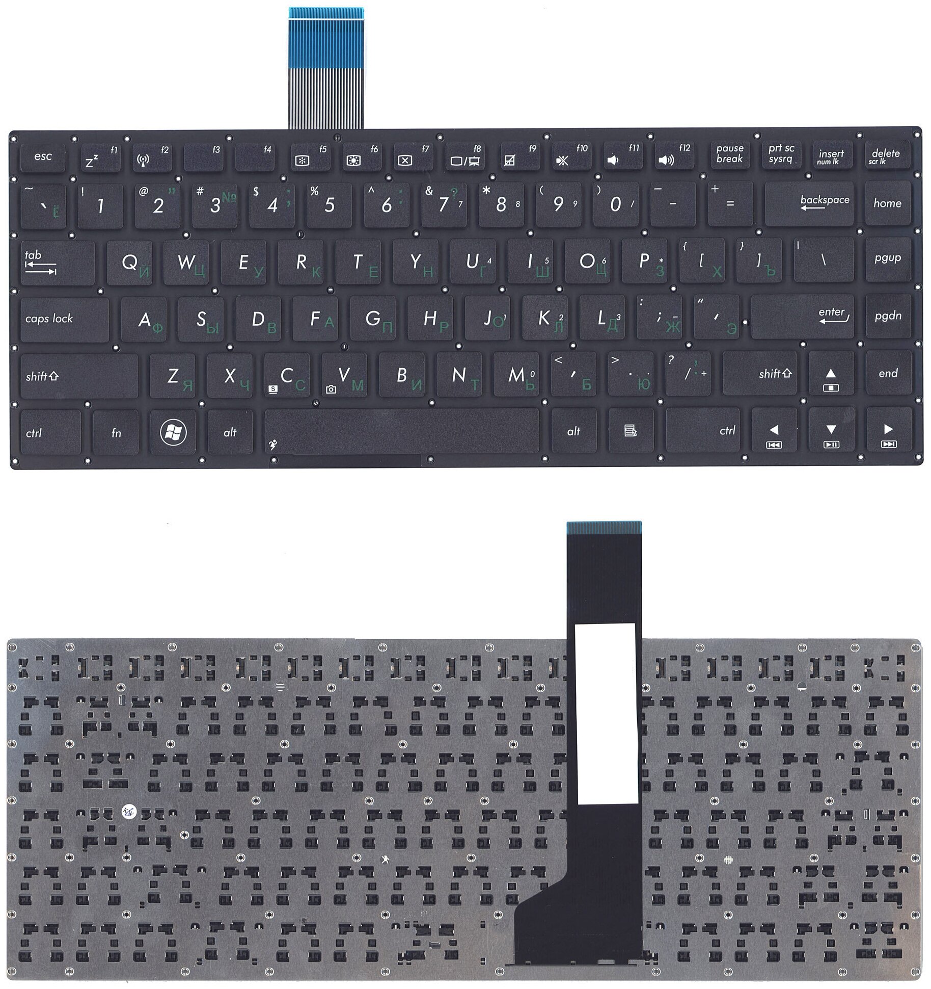 Клавиатура для ноутбука Asus K46 K46C черная