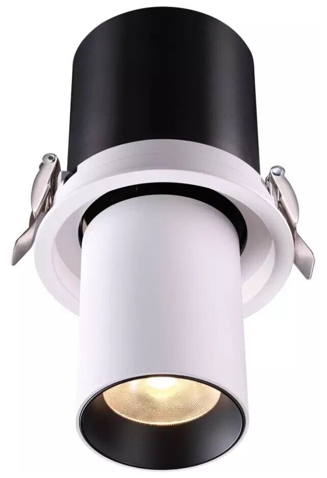 Светильник светодиодный встраиваемый COLT 12W 3000К 36° | SPOT поворотно-выдвижной | BLACK Ø89mm - фотография № 10