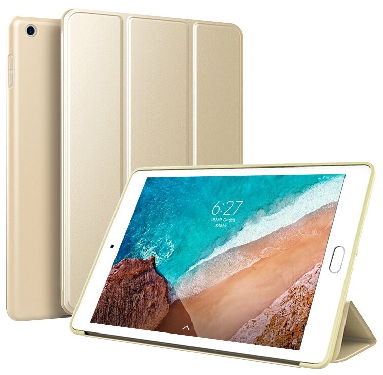 Чехол-обложка MyPads для HUAWEI MediaPad M5 Lite 8 64Gb LTE / HUAWEI MediaPad M5 Lite 8 64Gb WiFi тонкий умный кожаный на пластиковой основе с тр.