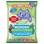Комкующийся наполнитель Japan Premium Pet Молоко кокосовое с бамбуком и японским чаем - изображение