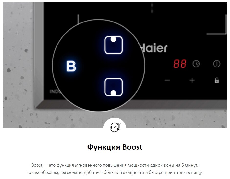 Встраиваемая электрическая варочная панель Haier - фото №5