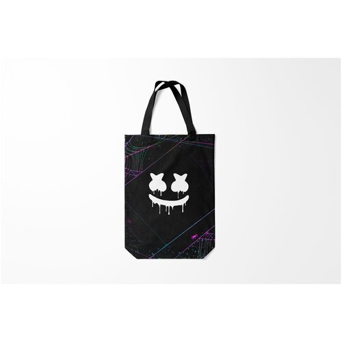 фото Сумка-шоппер / 31х42 см / разная музыка / marshmello halloween burnettie